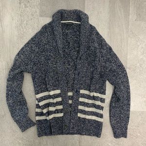 MENS Navy/Tan Cardigan *BRAND NEW*